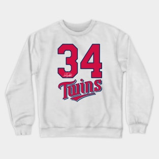 Kirby Puckett-34 Crewneck Sweatshirt